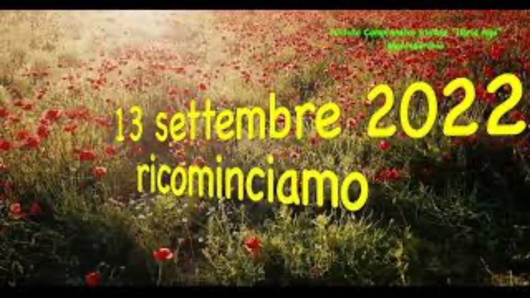 Buon anno scolastico